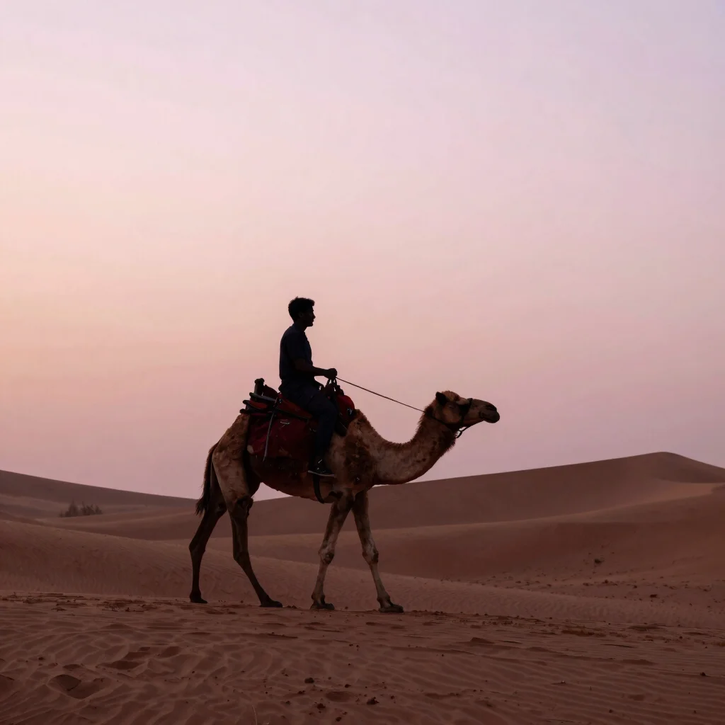 Sunrise Desert Camel Trek